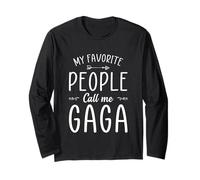 Le Mie Persone preferite Mi Chiamano Gaga Cool Mama Nonna Maglia a Manica