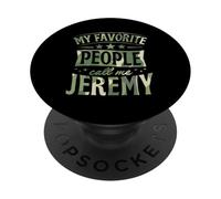 Le mie persone preferite mi chiamano Jeremy Nome personalizzato PopSockets PopGrip Adesivo