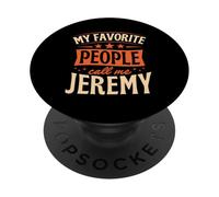 Le mie persone preferite mi chiamano Jeremy Nome personalizzato PopSockets PopGrip Adesivo
