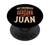 Le mie persone preferite mi chiamano Juan Nome personalizzato PopSockets PopGrip Adesivo