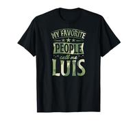 Le Mie Persone preferite Mi Chiamano Luis Nome Personalizzato Maglietta