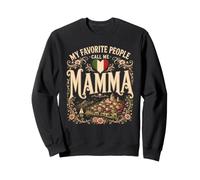 Le Mie Persone preferite Mi Chiamano Mamma Orgoglio Italiano Italia Felpa