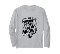 Le Mie Persone preferite Mi Chiamano Miao Amante dei Gatti Maglia a Manica