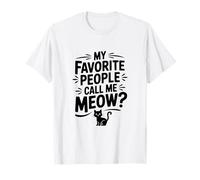 Le Mie Persone preferite Mi Chiamano Miao Amante dei Gatti Maglietta