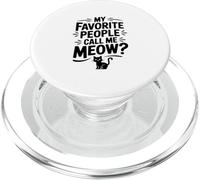 Le mie persone preferite mi chiamano Miao Amante dei gatti PopSockets PopGrip per MagSafe