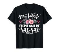 Le mie persone preferite mi chiamano Nae-Nae Funny Festa della mamma Maglietta