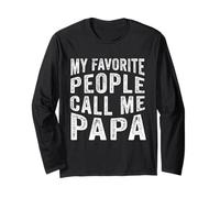 Le Mie Persone preferite Mi Chiamano papà, Funny Fathers Day Daddy Maglia a Manica