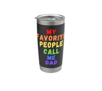 Le mie persone preferite mi chiamano papà Men Man Funny Rainbow Daddy Bicchiere termico in acciaio inox doppia parete