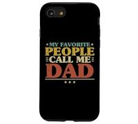 Le mie persone preferite mi chiamano papà Retro Festa del papà papà Custodia per iPhone SE (2020) / 7/8