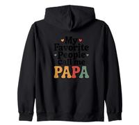 Le Mie Persone preferite Mi Chiamano Papa Retro Groovy Nonno Felpa con Cappuccio
