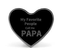 Le mie persone preferite mi chiamano papà Spilla a forma di cuore da bavero Bottone Spilla Distintivo Accessori per abbigliamento per uomo e donna