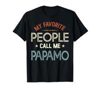 Le Mie Persone preferite Mi Chiamano PAPAMO Vintage Festa del papà Maglietta