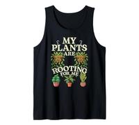 Le Mie Piante Fanno Il tifo per Me Accogliente Arte vegetale Canotta