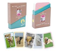 Le mie prime parole - Animali: Il gioco educativo da 1 anno di Kakaduu. 50 flash cards (Montessori) con foto di animali per imparare le prime parole