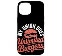 Le mie quote sindacali includono la Giornata del lavoro degli h Custodia per iPhone 15
