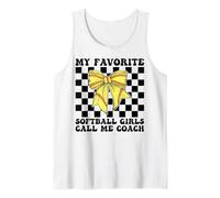 Le mie ragazze preferite Softball Call Me Coach Softball Coach Canotta