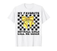 Le mie ragazze preferite Softball Call Me Coach Softball Coach Maglietta