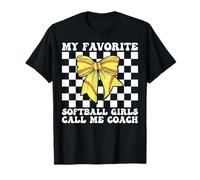 Le mie ragazze preferite Softball Call Me Coach Softball Coach Maglietta