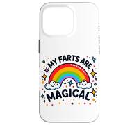 Le mie scoregge sono magiche, divertenti, imbarazzanti, arcobaleno colorato Custodia per iPhone 16 Pro