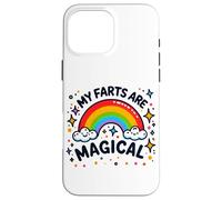 Le mie scoregge sono magiche, divertenti, imbarazzanti, arcobaleno colorato Custodia per iPhone 16 Pro Max