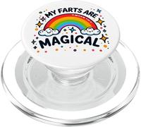 Le mie scoregge sono magiche, divertenti, imbarazzanti, arcobaleno colorato PopSockets PopGrip per MagSafe
