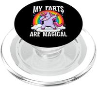 Le mie scoregge sono magiche, divertenti, unicorni che scoreggiano PopSockets PopGrip per MagSafe