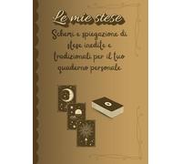 Le mie stese (schemi e spiegazioni): libro quaderno stese tarocchi