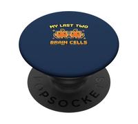 Le mie ultime due cellule cerebrali Retro Pixel Gamer Life Humor Bit PopSockets PopGrip Adesivo