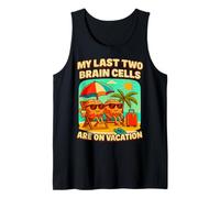 Le Mie Ultime Due Cellule CERVELLI - Funny Vacation Brain Meme Canotta