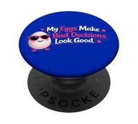 Le mie uova fanno cattive decisioni sembrano buone PopSockets PopGrip Adesivo