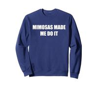 Le mimose Mi Hanno Fatto Fare Felpa, Unisex per Adulti, Navy, M