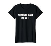 Le mimose Mi Hanno Fatto Fare Maglietta, Donna, Nero, 3XL