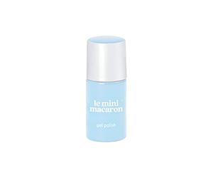 Le Mini Macaron - Smalto semi-permanente Blue Vanilla - Smalto 3 in 1, base coat, top coat e colore - Asciugatura a LED - Applicazione facile e veloce - Colore blu pastello, flacone da 8,5 ml