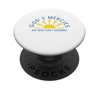 Le misericordie di Dio sono nuove ogni mattina incoraggiamento ispiratore PopSockets PopGrip Adesivo