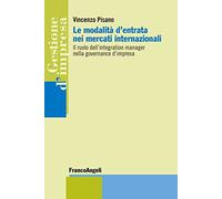 Le modalità d'entrata nei mercati internazionali. Il ruolo dell'integration manager nella governance d'impresa