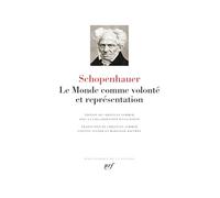 Le Monde comme volonté et représentation – Gallimard