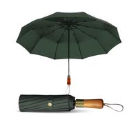 Le Monde du Parapluie Ombrello Pieghevole Uomo Antivento Auto, Verde