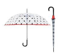 Le Monde du Parapluie Ombrello Trasparente a Campana Antivento, Trasparente