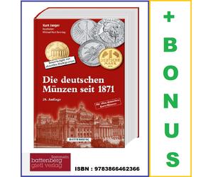 Le Monete Tedesche Dal 1871 Catalogo Jaeger 28ª Edizione 2024-2025 Battenberg