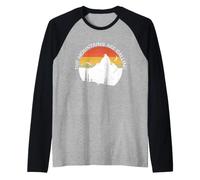 Le Montagne Chiamano Escursionismo Maglia con Maniche Raglan