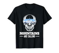 Le Montagne Chiamano Sci da Snowboard per Sport Invernali Maglietta