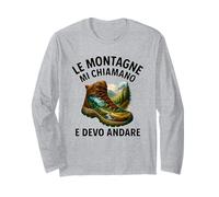 Le Montagne Mi Chiamano e Devo Andare Maglia a Manica