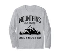 Le Montagne Mi Chiamano e Devo Andare Maglia a Manica