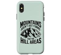 Le montagne non sono divertenti, sono aree di collina Campeggio Papà scherzo Custodia per iPhone X/XS