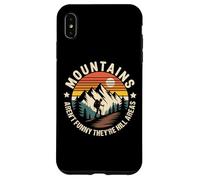 Le montagne non sono divertenti, sono aree di collina Campeggio Papà scherzo Custodia per iPhone XS Max