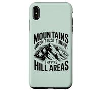 Le montagne non sono divertenti, sono aree di collina Campeggio Papà scherzo Custodia per iPhone XS Max