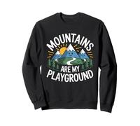 Le Montagne Sono Il Mio Parco Giochi Escursioni Campeggio Avvent Felpa