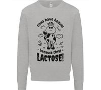 Le Mucche Hanno Zoccoli Perché Mancano Di Dita Uomo Felpa Maglione