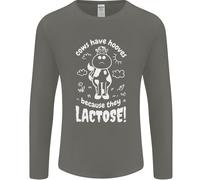 Le Mucche Hanno Zoccoli Perché Mancano Di Dita Uomo Maglietta A Maniche Lunghe