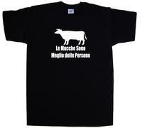 Le Mucche Sono Meglio delle Persone Maglietta Simpatica